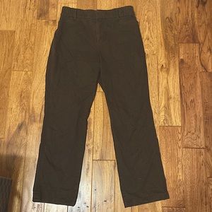 Dark brown casual pants size 4, brand: Christopher and Banks.